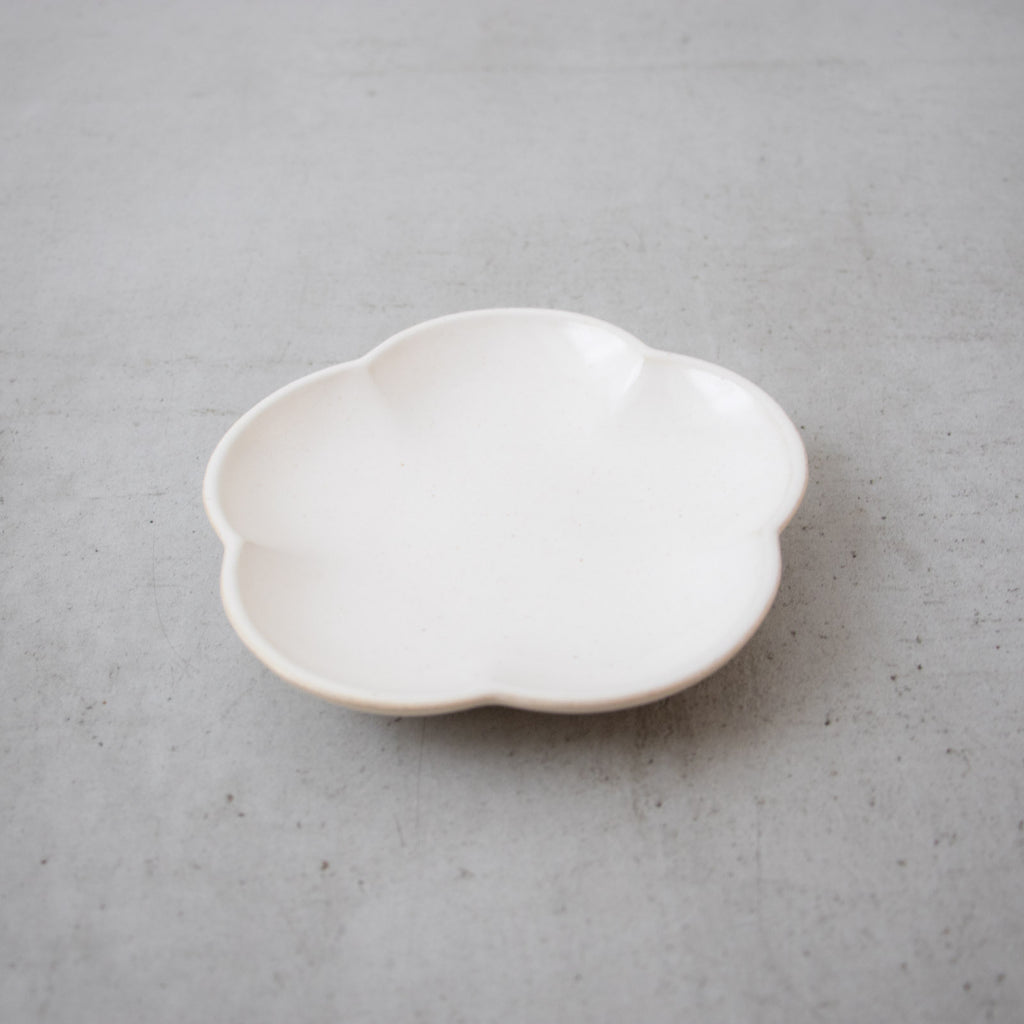 Awabi ware 花型小皿［期間限定販売］