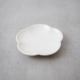 Awabi ware 花型小皿［期間限定販売］