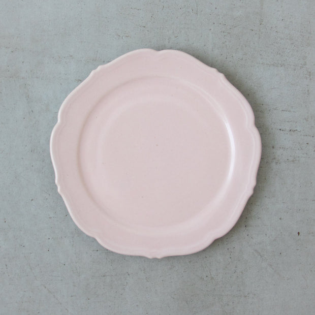Awabi ware 輪花平皿［期間限定販売］