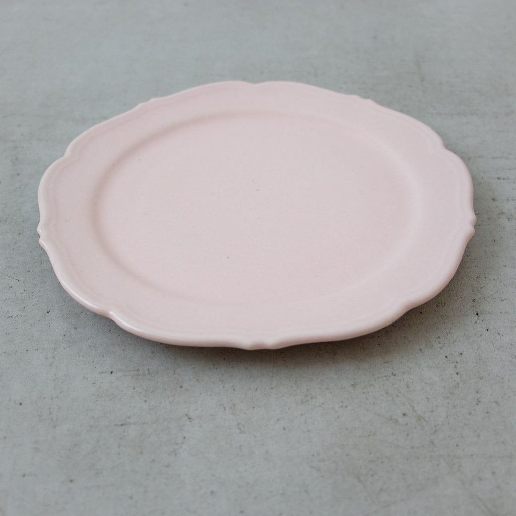 Awabi ware 輪花平皿［期間限定販売］