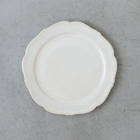 Awabi ware 輪花平皿［期間限定販売］