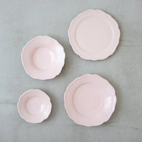 Awabi ware 輪花平皿［期間限定販売］