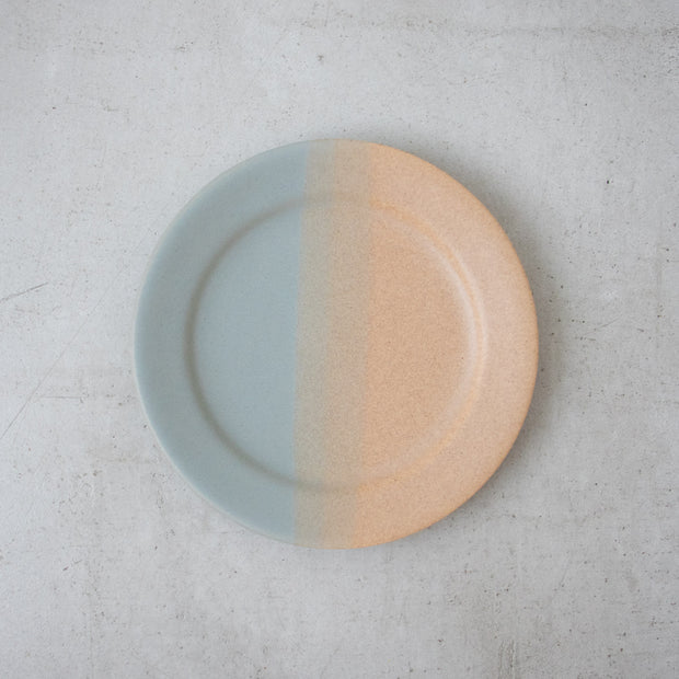 Awabi ware 二彩７寸平皿［期間限定販売］