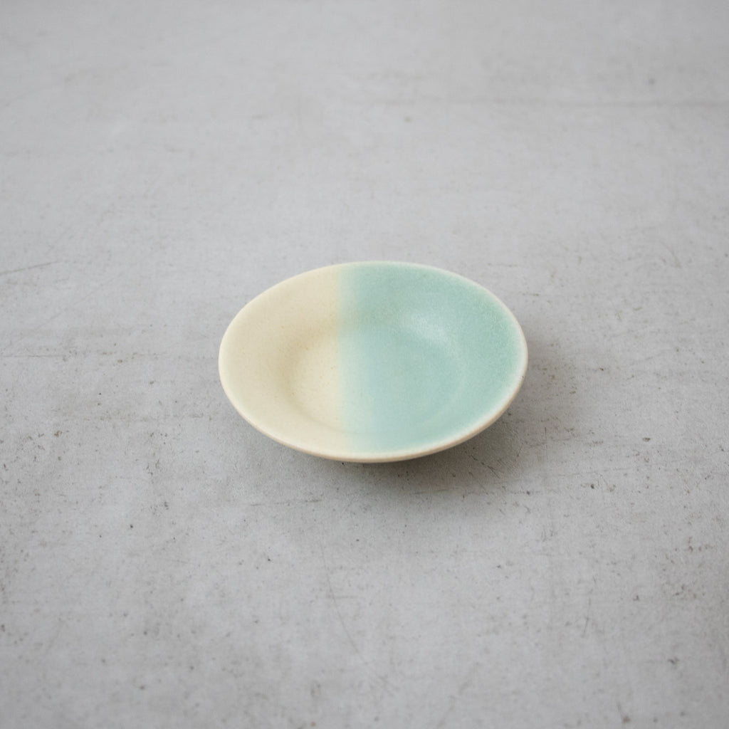 Awabi ware 二彩丸豆皿［期間限定販売］