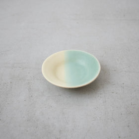 Awabi ware 二彩丸豆皿［期間限定販売］