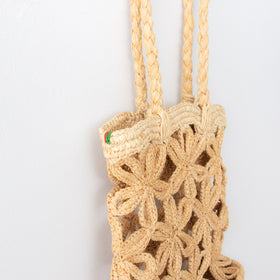 AMPIANA Flower bag ナチュラル［期間限定販売］