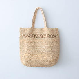 AMPIANA Line tote bag ナチュラル［期間限定販売］