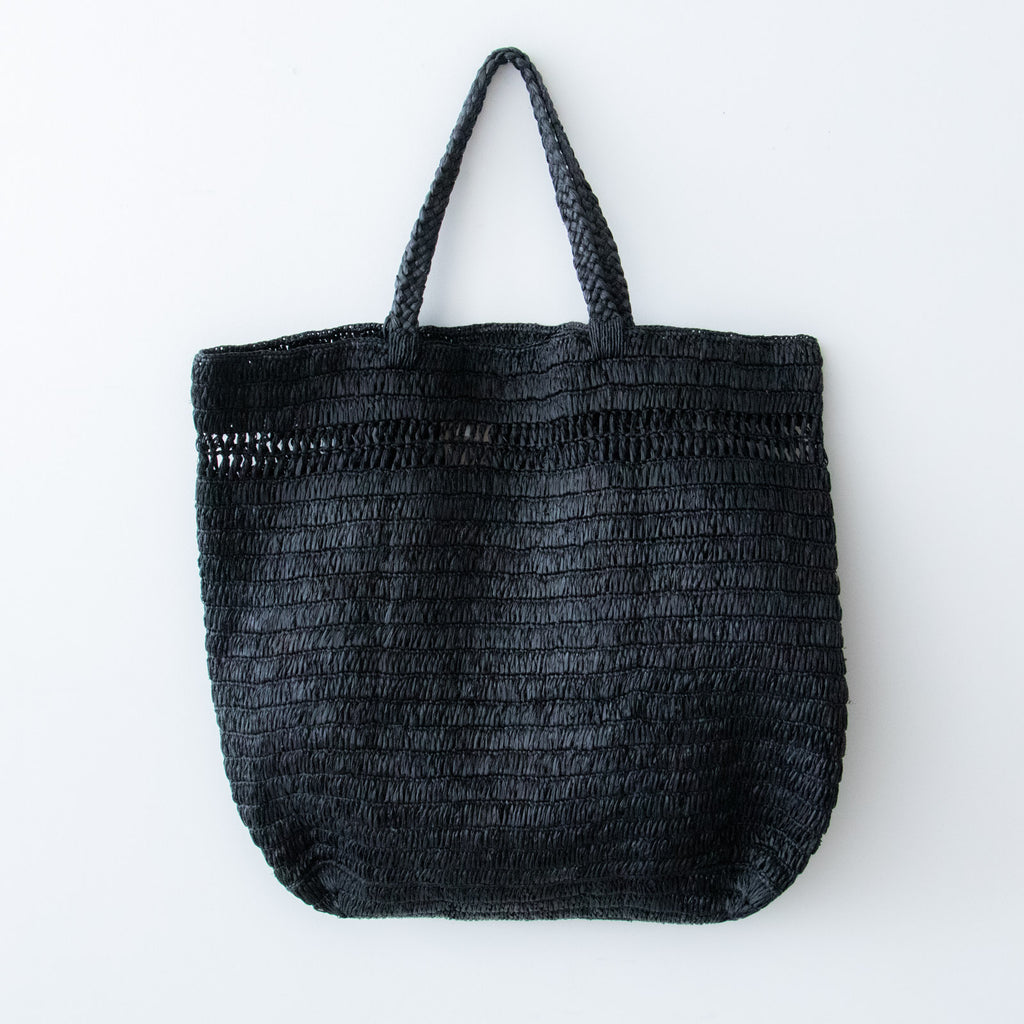 AMPIANA Line tote bag ブラック［期間限定販売］