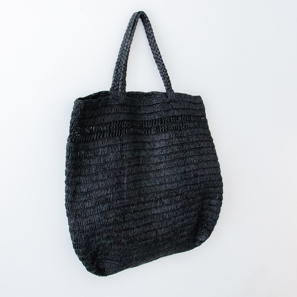 AMPIANA Line tote bag ブラック［期間限定販売］