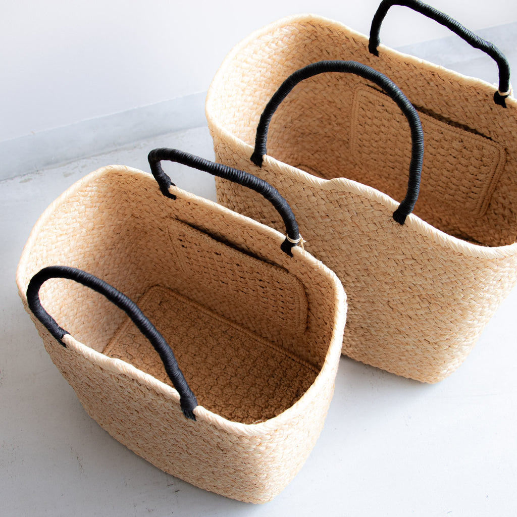 AMPIANA Marche bag Handle Color ブラック［期間限定販売］