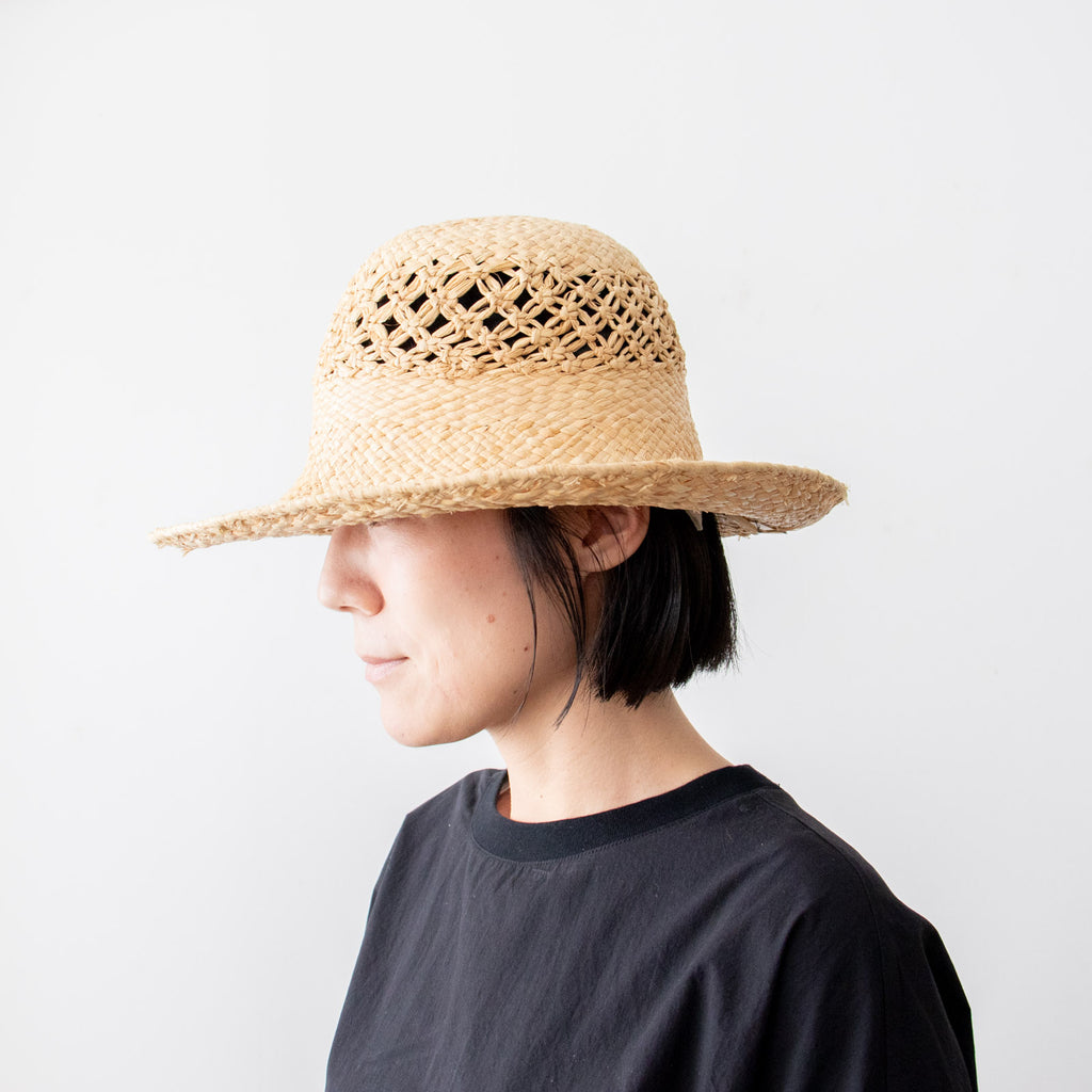 AMPIANA Raffia hat［期間限定販売］