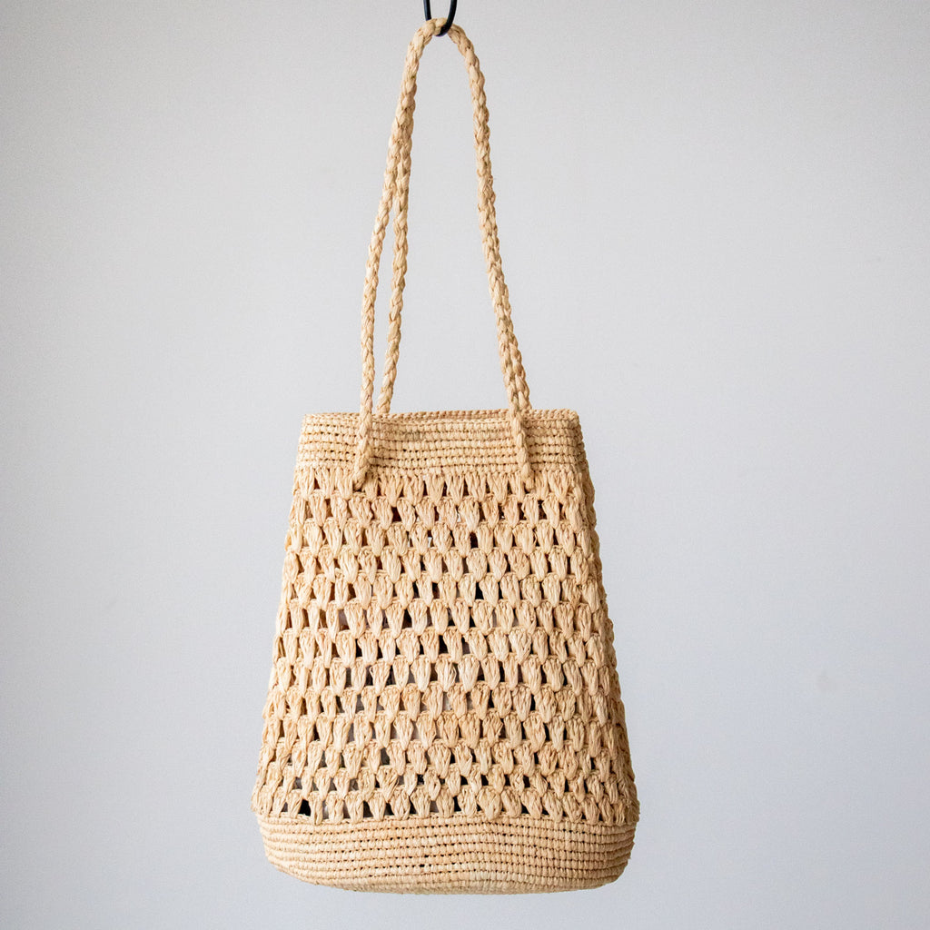 AMPIANA Bucket bag ナチュラル［期間限定販売］