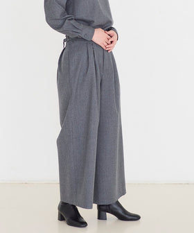 fruits of life ウールタックパンツ［期間限定販売］