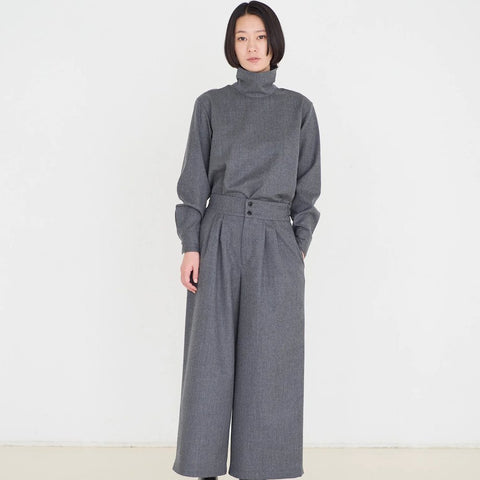fruits of life ウールタックパンツ［期間限定販売］
