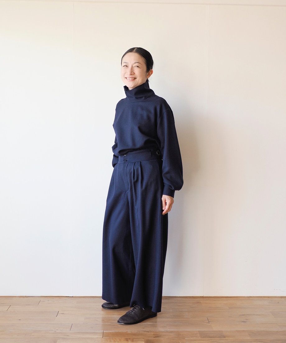 fruits of life ウールタックパンツ［期間限定販売］
