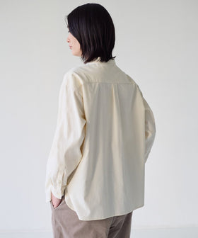 fruits of life コーデュロイバンドカラーシャツ［期間限定販売］