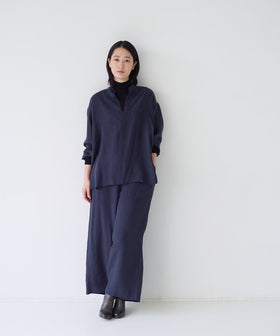 fruits of life キュプラバンドカラーシャツ［期間限定販売］
