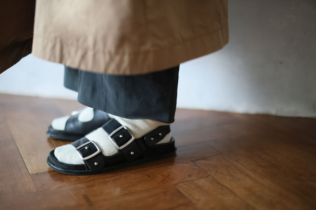 HOKOS BLISS cashmere “mochi” socks リバーシブル［期間限定販売］