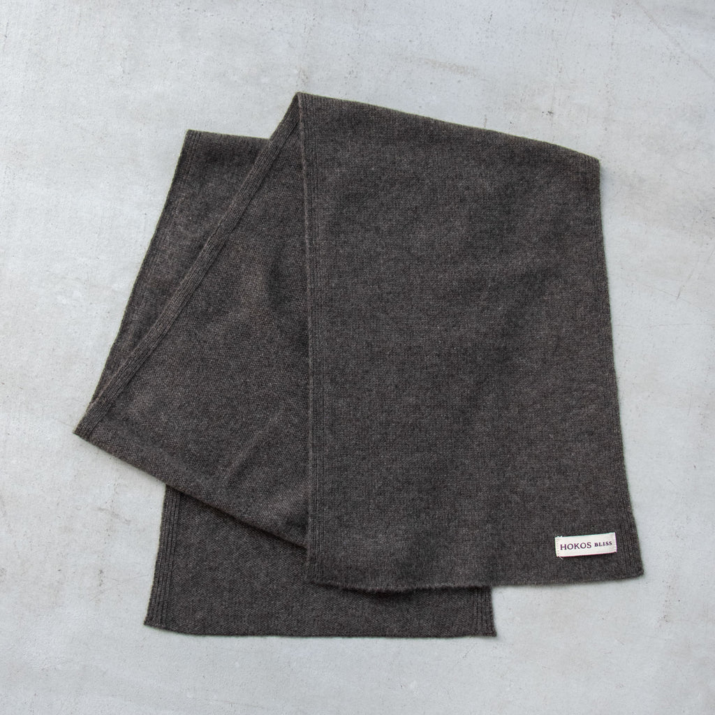 HOKOS BLISS Cashmere mini stole ブラック［期間限定販売］