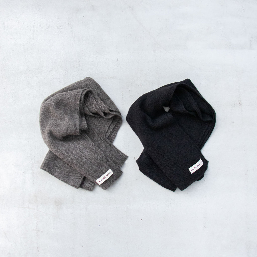HOKOS BLISS Cashmere mini stole ブラック［期間限定販売］