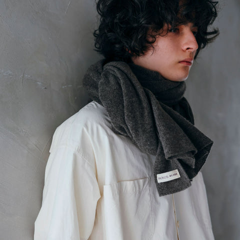 HOKOS BLISS Cashmere blanket stole コーヒー［期間限定販売］