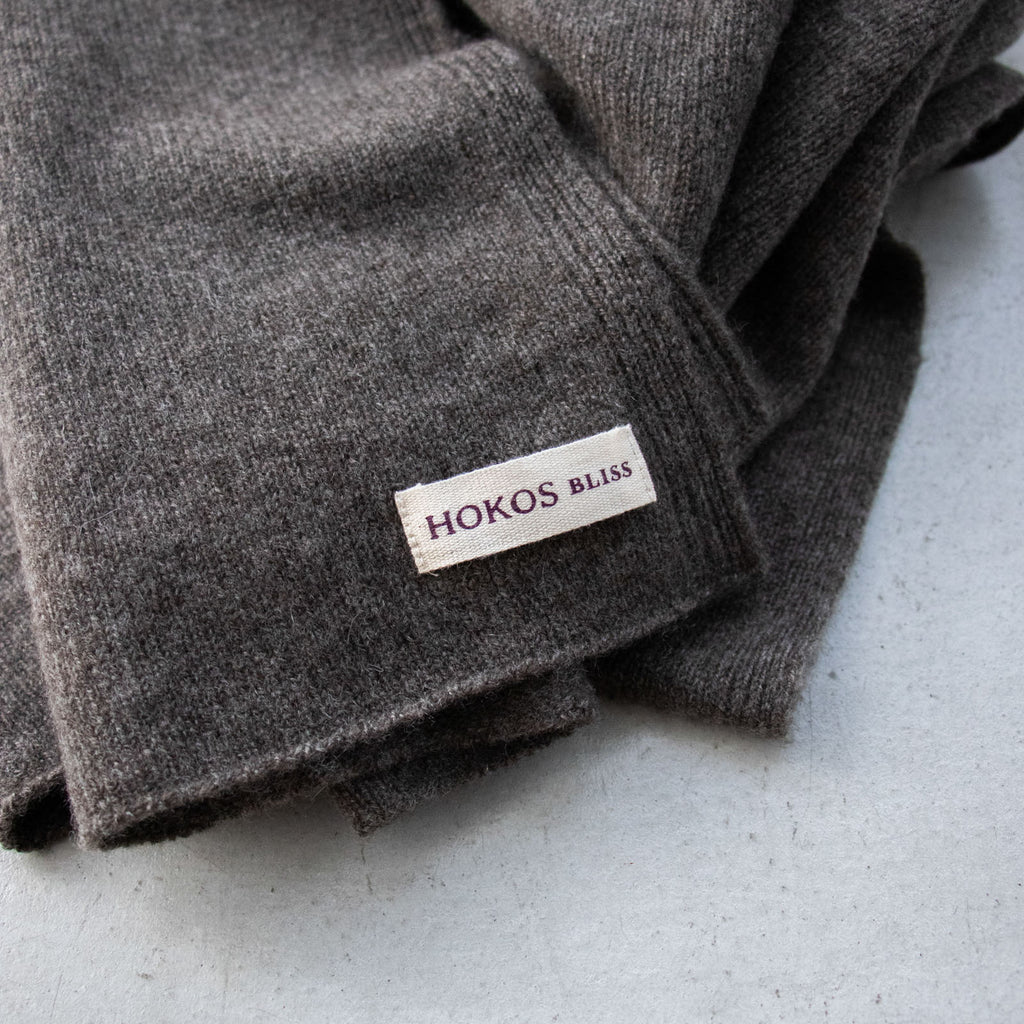 HOKOS BLISS Cashmere blanket stole コーヒー［期間限定販売］