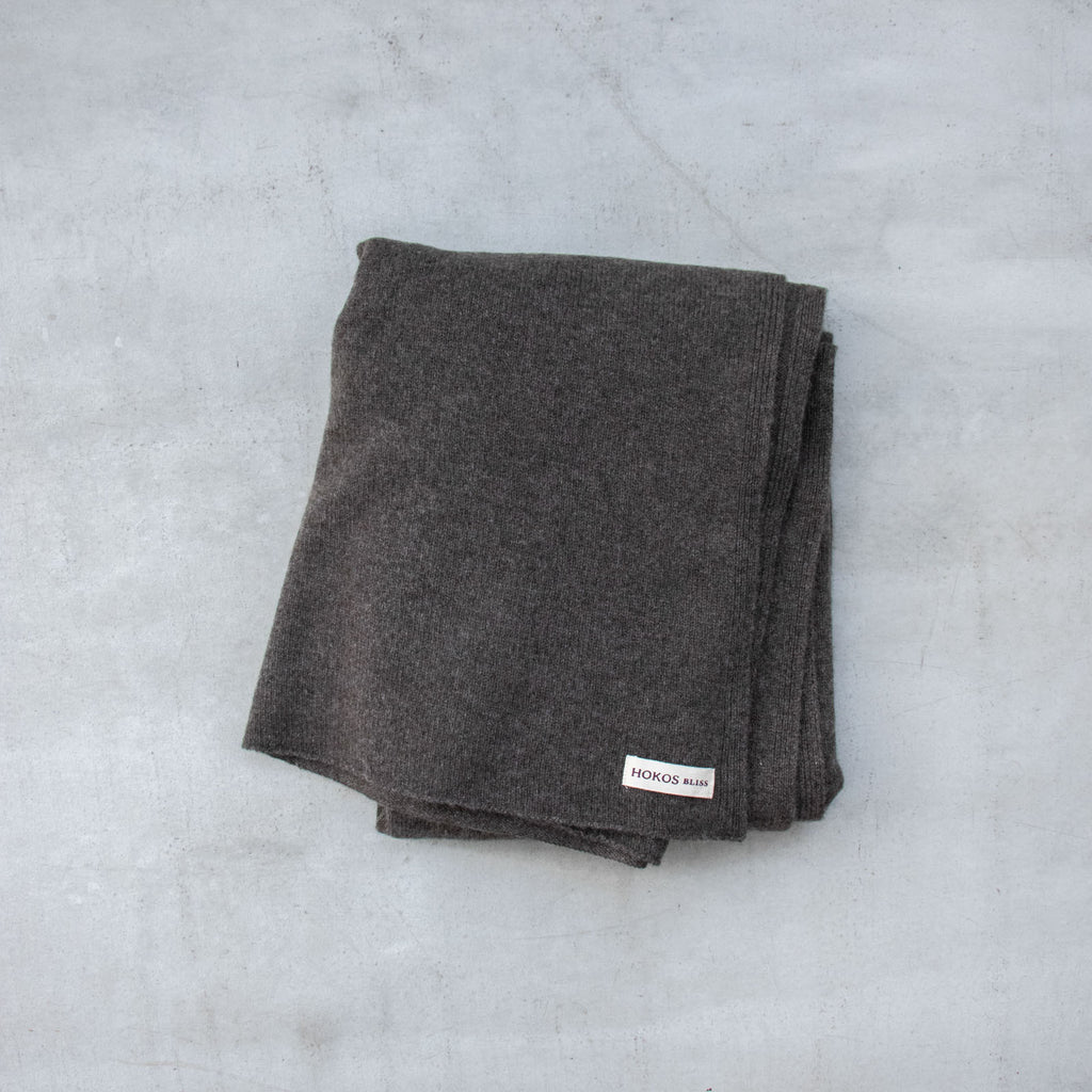HOKOS BLISS Cashmere blanket stole コーヒー［期間限定販売］