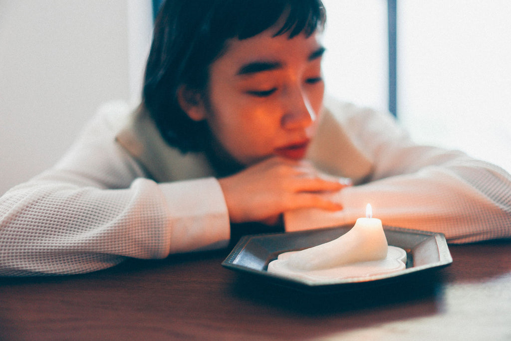 HOKOS Les premier pas（足形キャンドル）ホワイト［期間限定販売］