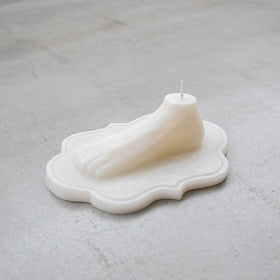 HOKOS Les premier pas（足形キャンドル）ホワイト［期間限定販売］