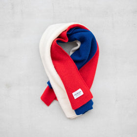 HOKOS Cashmere multi blanket トリコロール［期間限定販売］