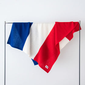 HOKOS Cashmere multi blanket トリコロール［期間限定販売］