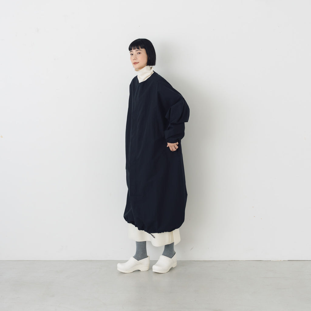 【SALE】 Honnete タックスリーブ オーバーフィットコート ブラック