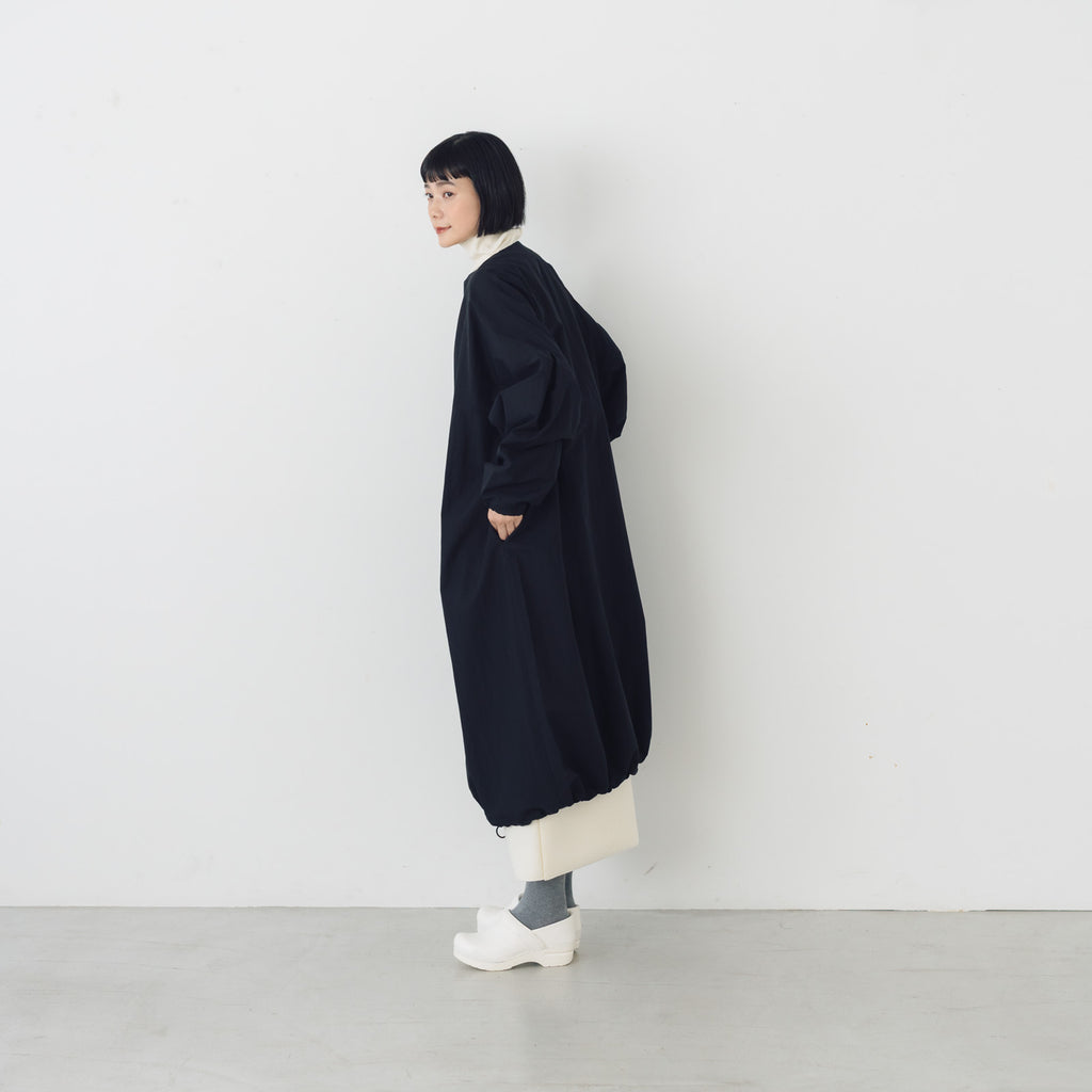 【SALE】 Honnete タックスリーブ オーバーフィットコート ブラック