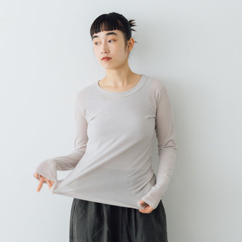 Honnete スタンダード ロングスリーブTシャツ