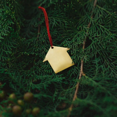 fog linen work ホリデーオーナメント 家のオーナメント