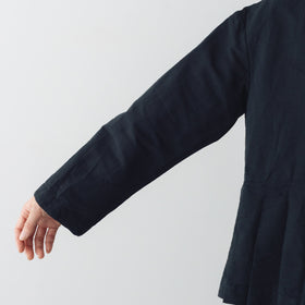 MAGALI ハイカウントコットンリネン ダブルボタンジャケット