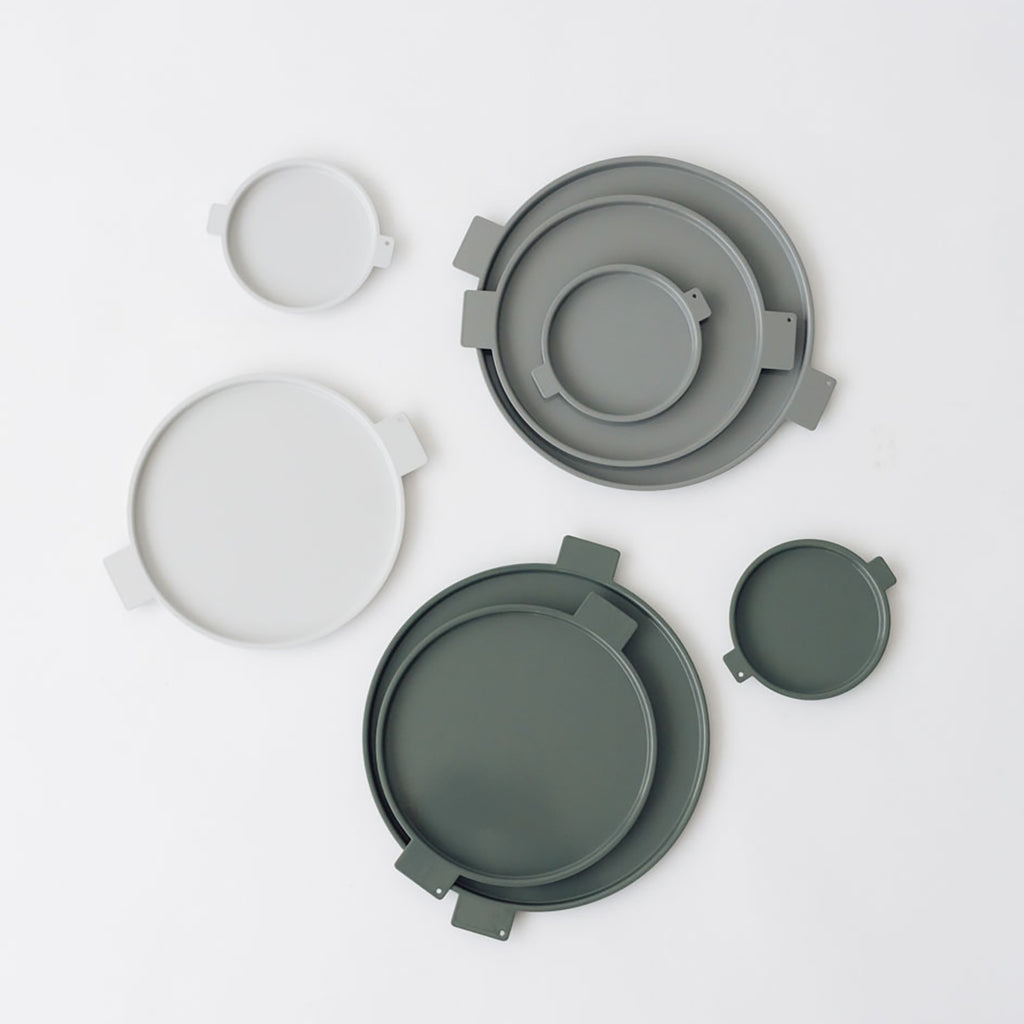 yumiko iihoshi porcelain カラード アルミトレー ラウンド