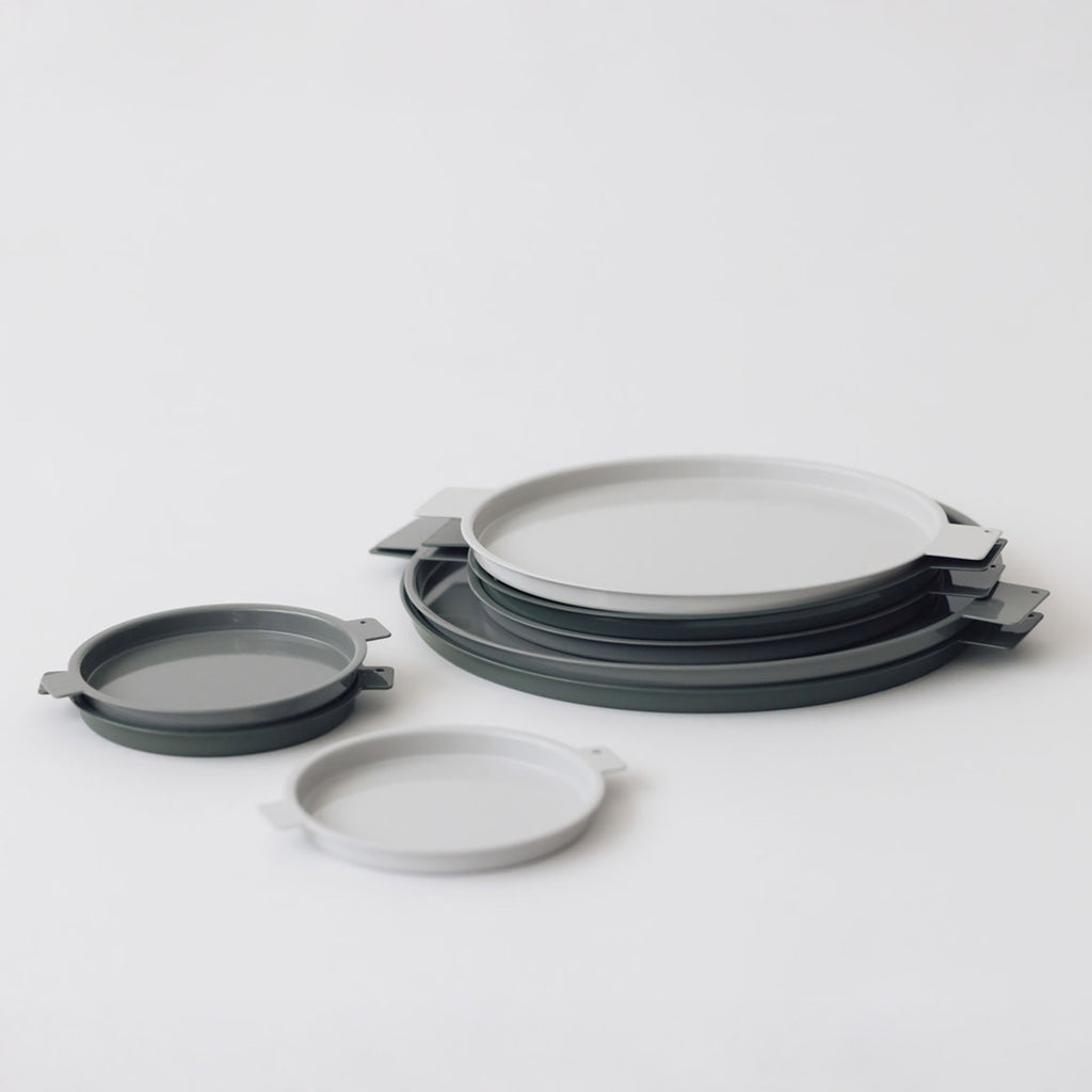 yumiko iihoshi porcelain カラード アルミトレー ラウンド