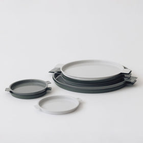 yumiko iihoshi porcelain カラード アルミトレー ラウンド