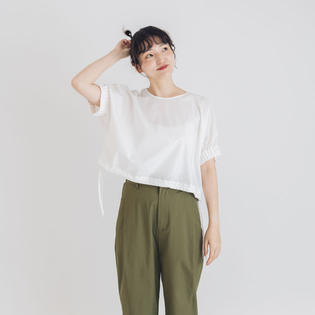 nicholson & nicholson ブラウス LEMON-POPLIN ホワイト