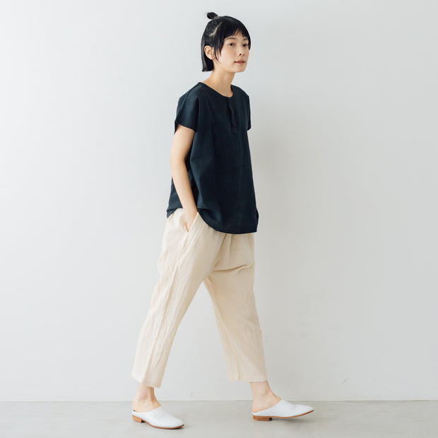 ヂェン先生の日常着 クロップドパンツ