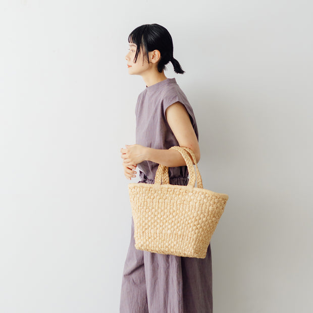 CINQ AMPIANA ロングハンドルマルシェバッグ