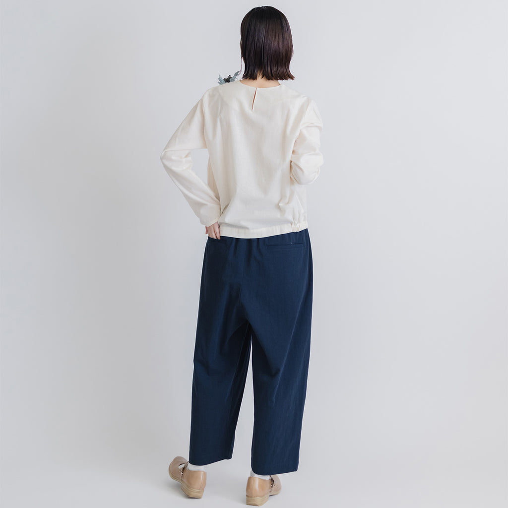 F/style 亀田縞のブラウス