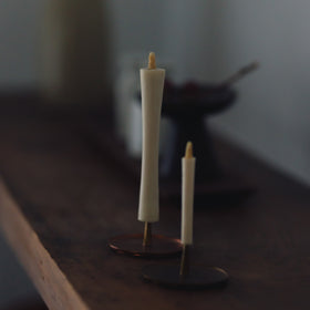 F/style はぜ蝋燭と和蝋燭の燭台