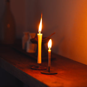 F/style はぜ蝋燭と和蝋燭の燭台