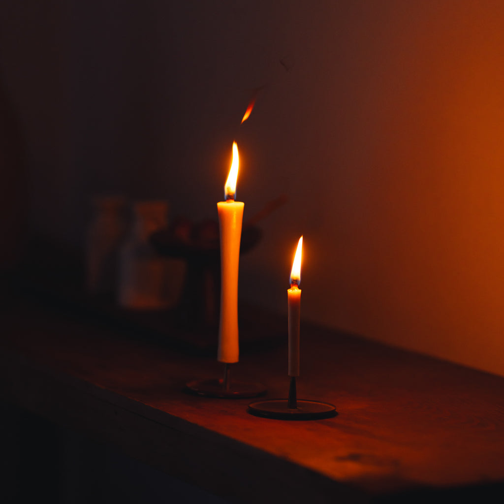 F/style はぜ蝋燭と和蝋燭の燭台