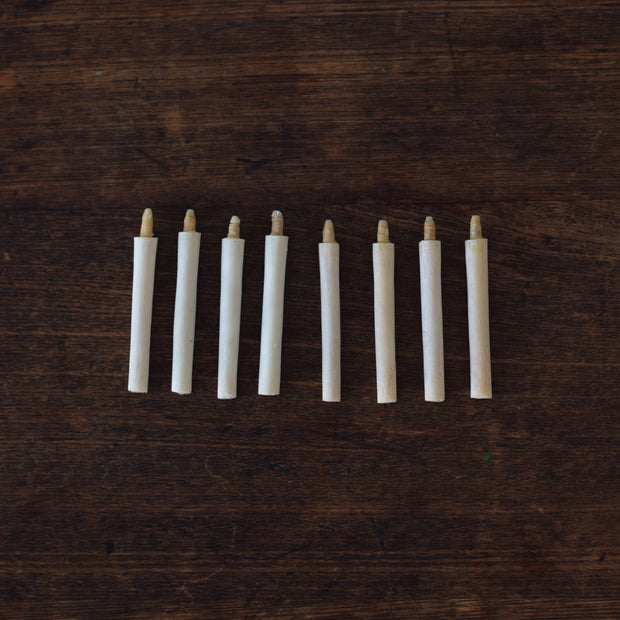 ミニサイズ（左／白4本、右／緑4本）