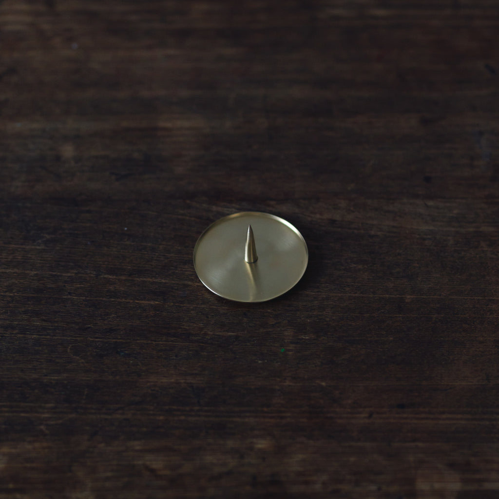 和蝋燭の燭台（真鍮）