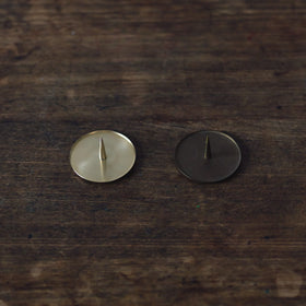 和蝋燭の燭台（真鍮の経年変化）