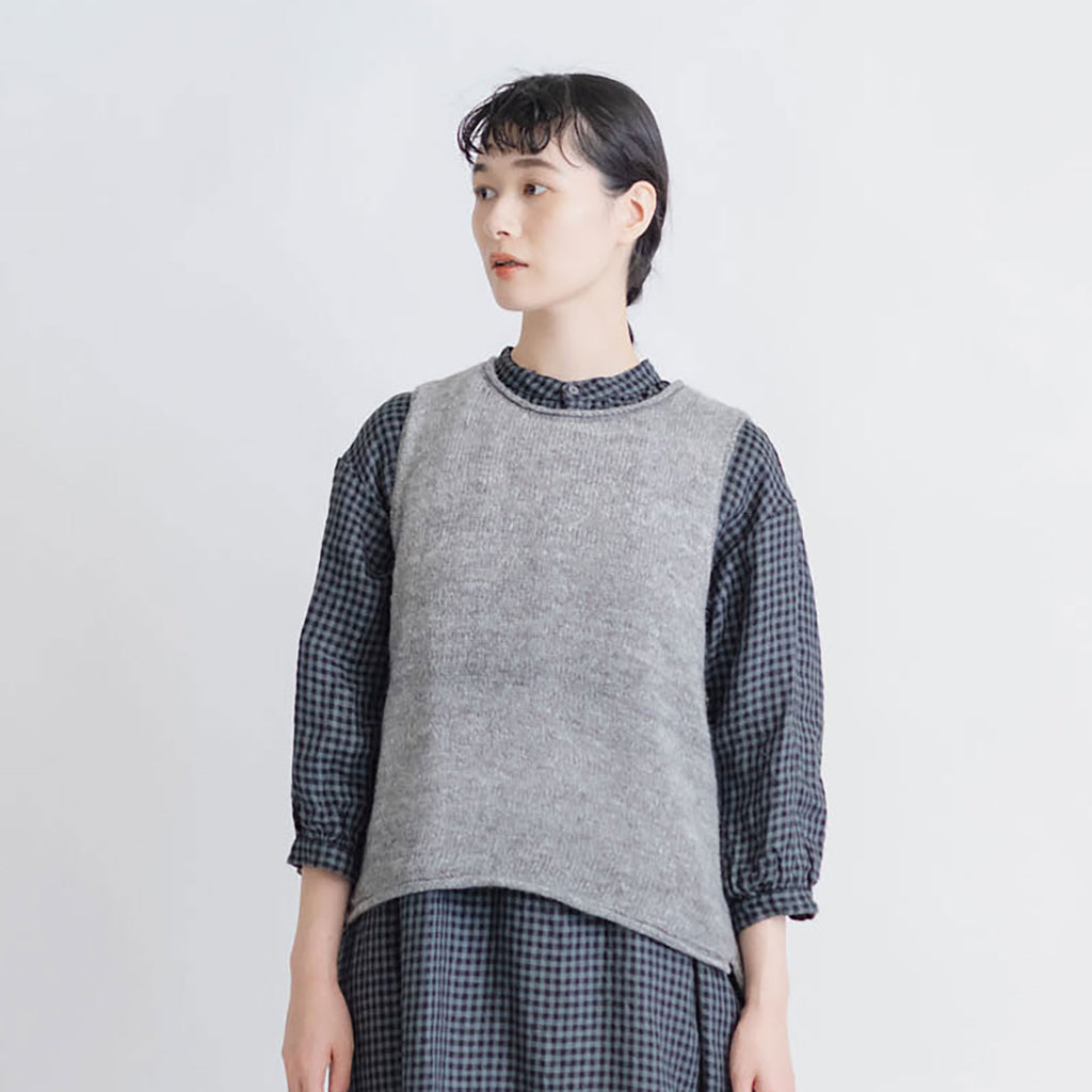 PUENTE Rueca 手紡ぎ丸首ベスト［期間限定販売］ ｜くらすこと公式